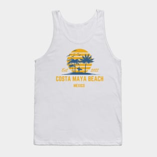 Costa Maya Beach Mexico 2022 Tank Top